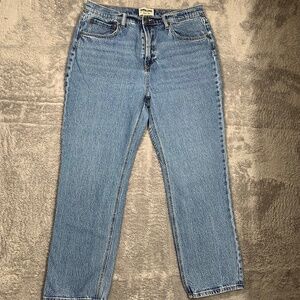Kirkland Signature Women’s Jeans High-Rise Straight Fit Size 12 Blue Denim